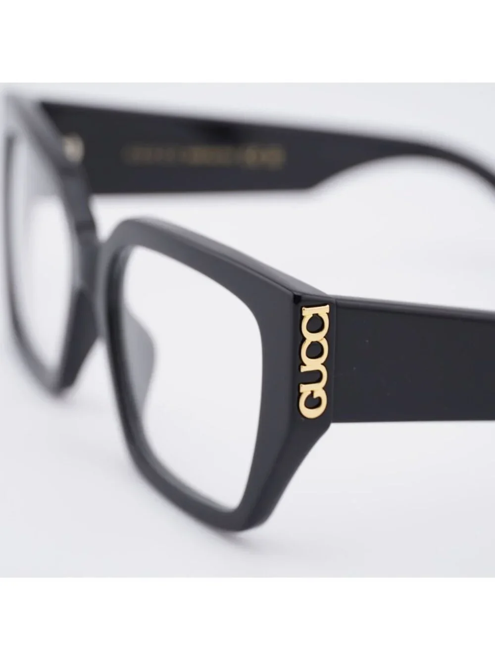 Gucci GG2042O 001 Eyeglasses Black 53mm Square Frame